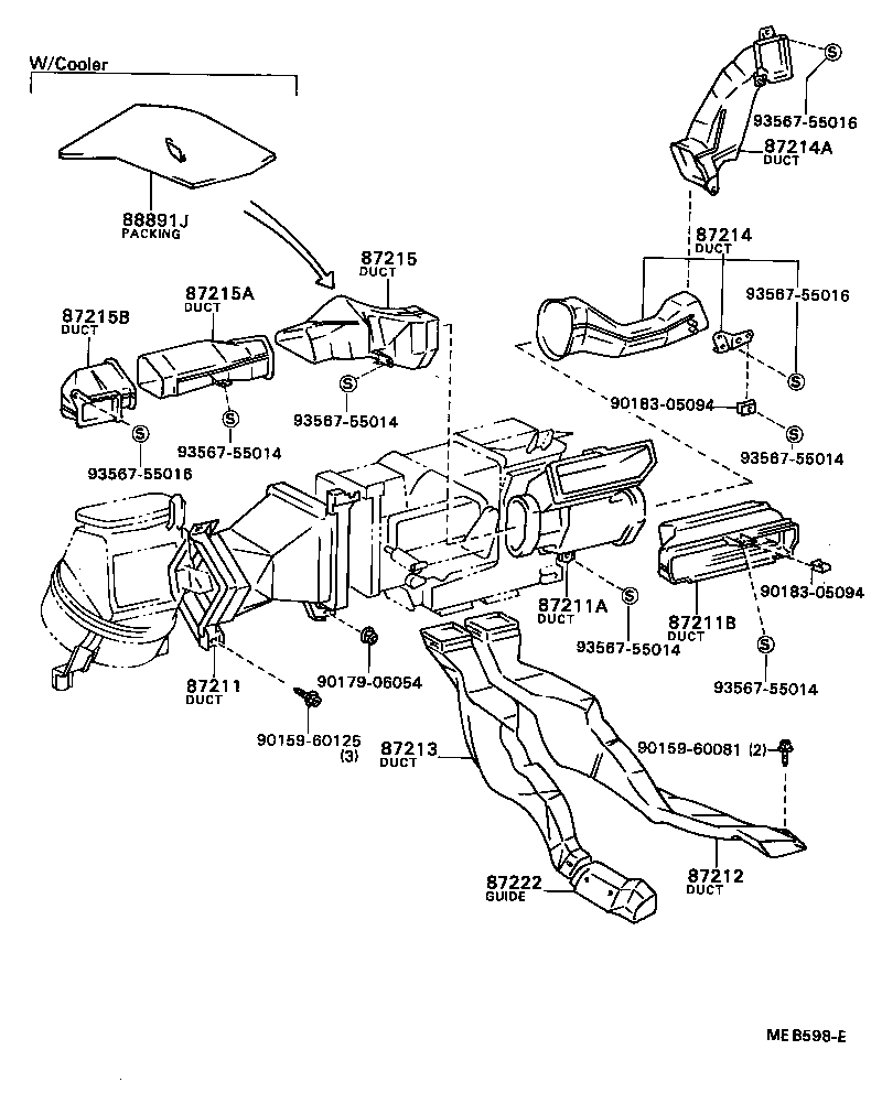 55905-16010 KNOB, HEATER CONTROL LEVER product image