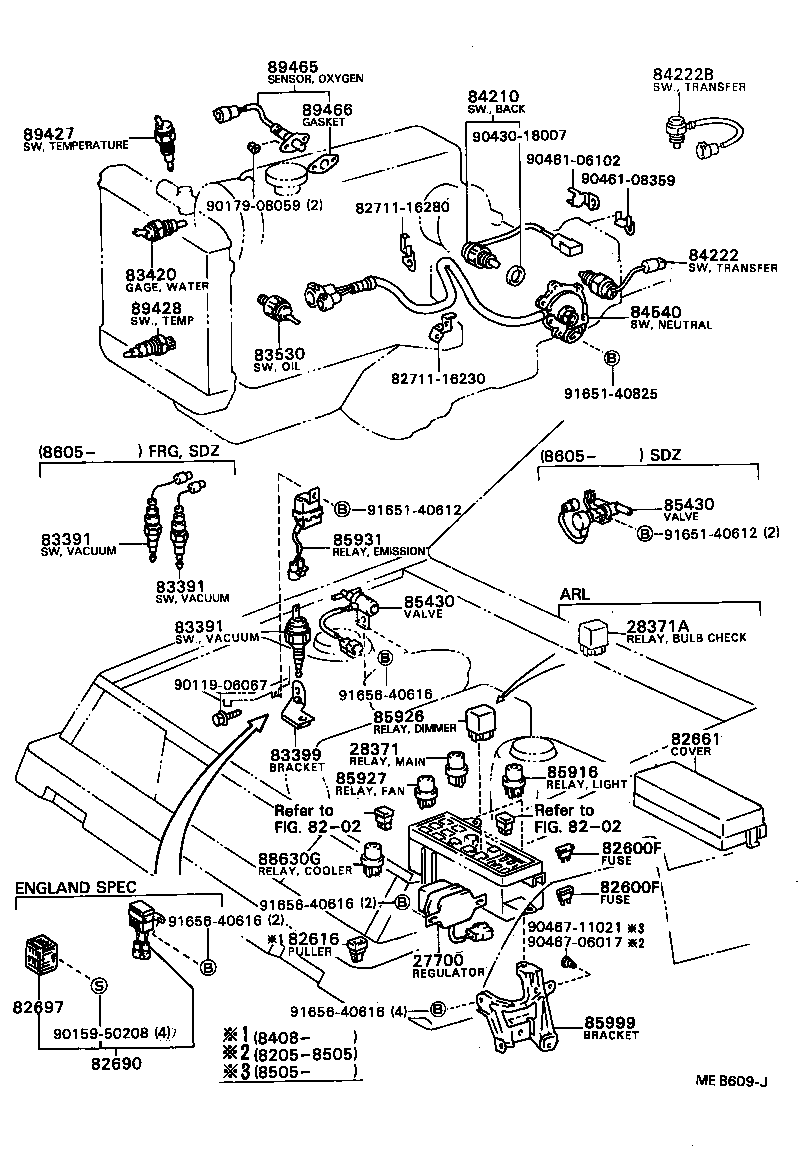 83320-16120 GAGE ASSY, FUEL SENDER product image
