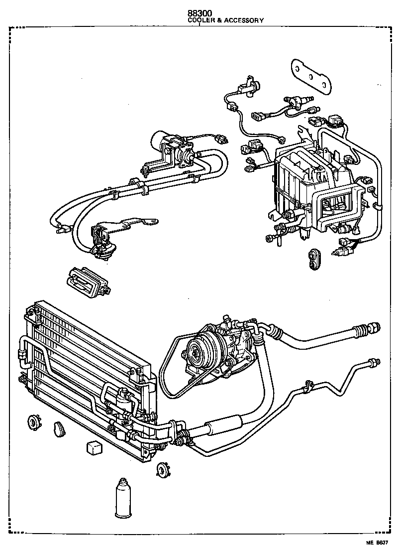 88300-1B710 COOLER & ACCESSORY ASSY product image