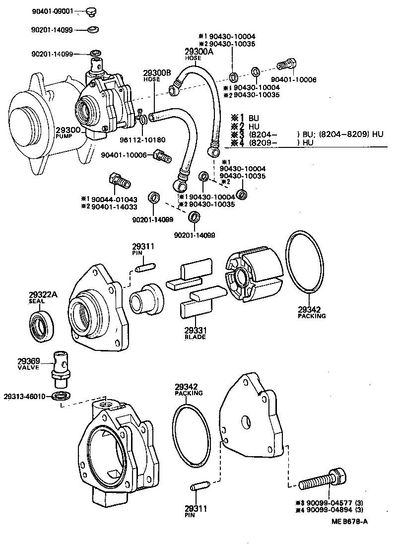 29331-78020 BLADE, VACUUM PUMP, A product image