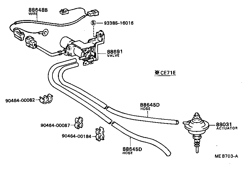 88690-12241 VALVE, MAGNET (FOR IDLE UP DEVICE) product image