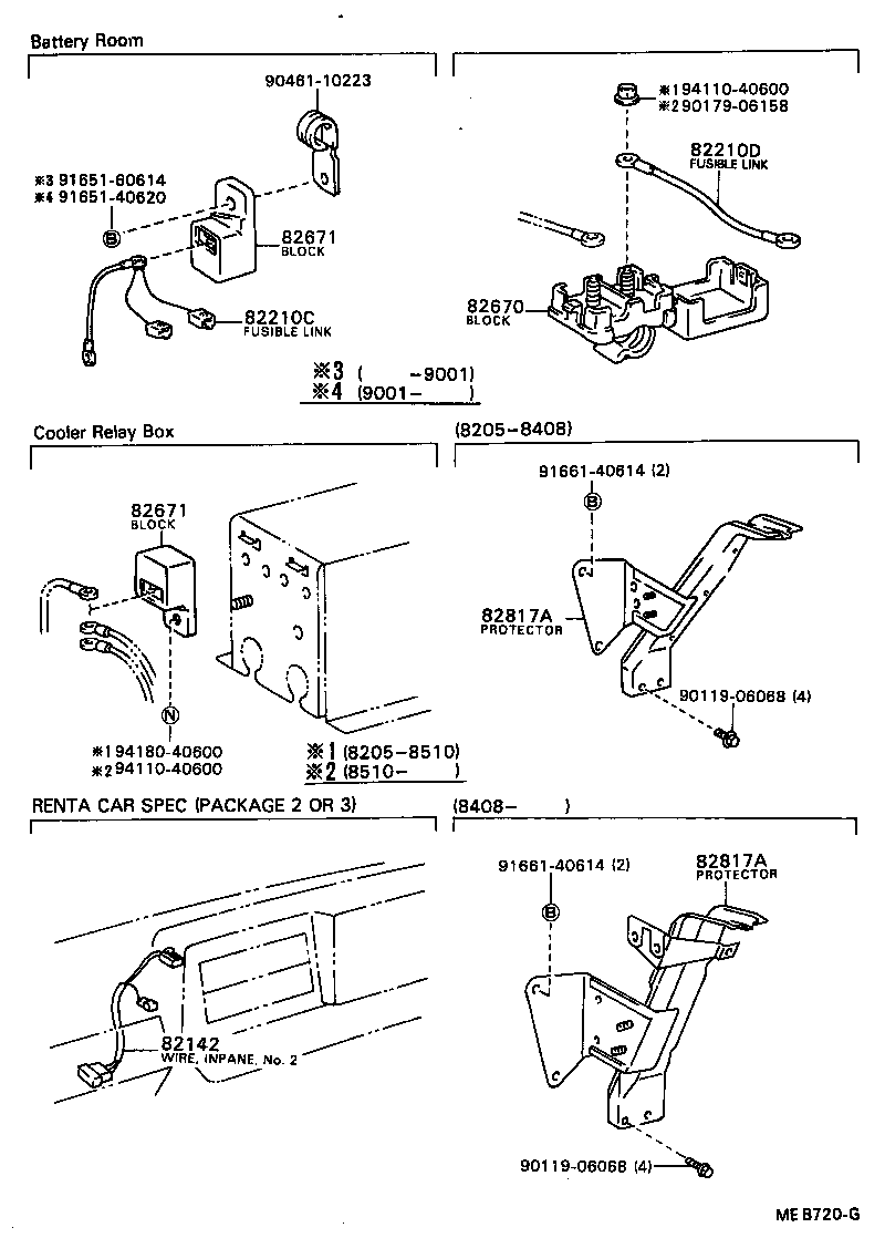 82142-90B01 WIRE, INSTRUMENT PANEL, NO.2 product image