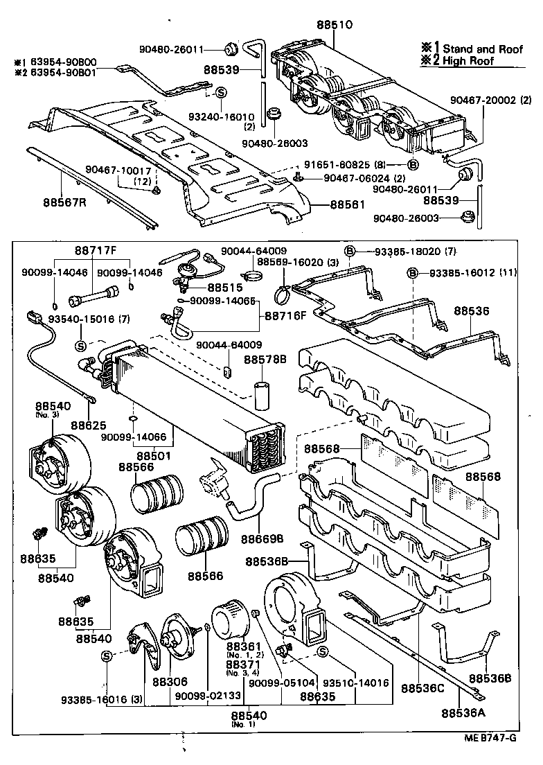 88540-90B01 BLOWER ASSY, COOLER product image