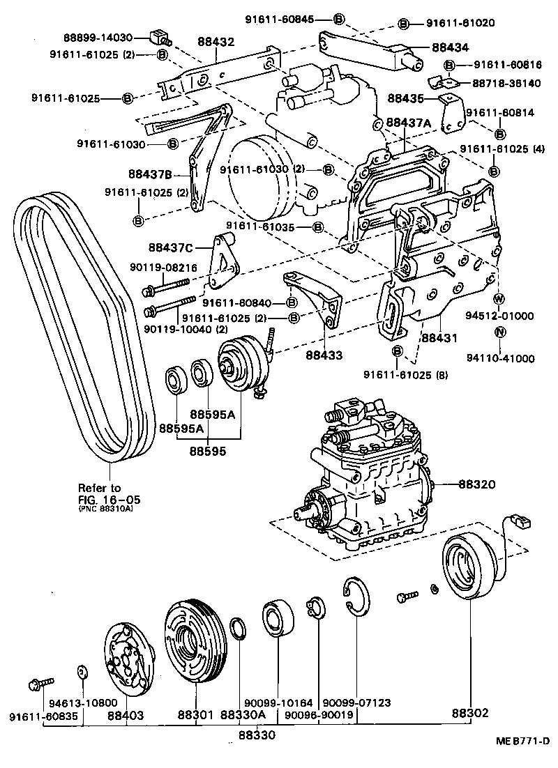 04881-36020 GASKET KIT, OVERHAUL product image
