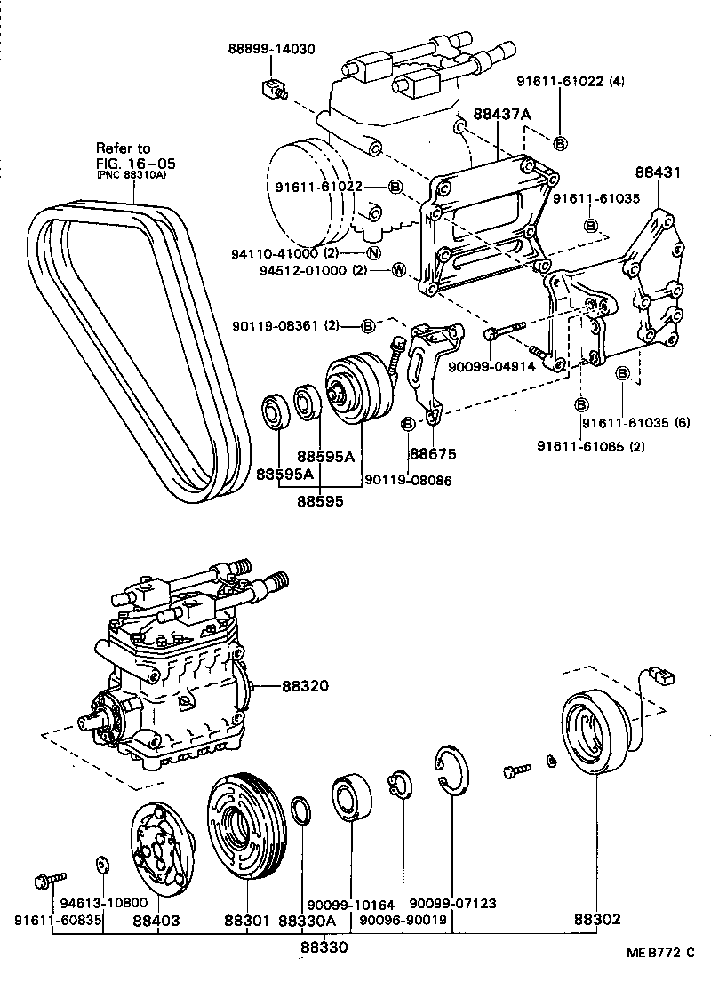 04881-36020 GASKET KIT, OVERHAUL product image