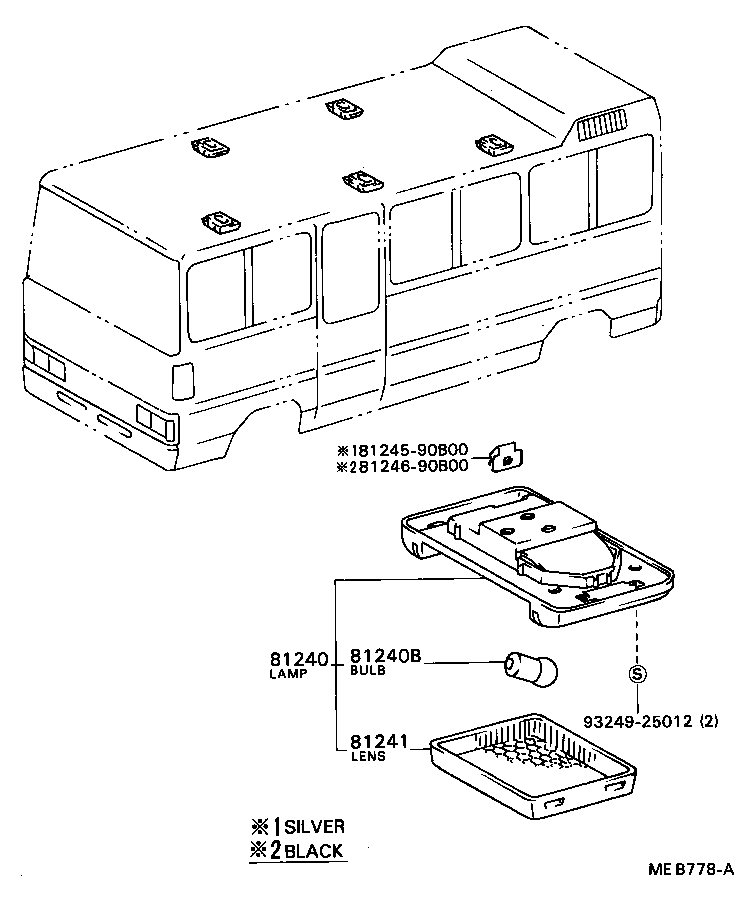 81202-90B00 LAMP ASSY, ROOM, NO.2 product image
