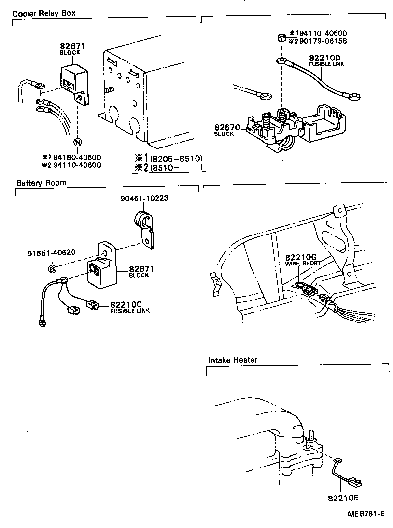 82807-90B06 PROTECTOR, WIRING HARNESS, NO.2 product image