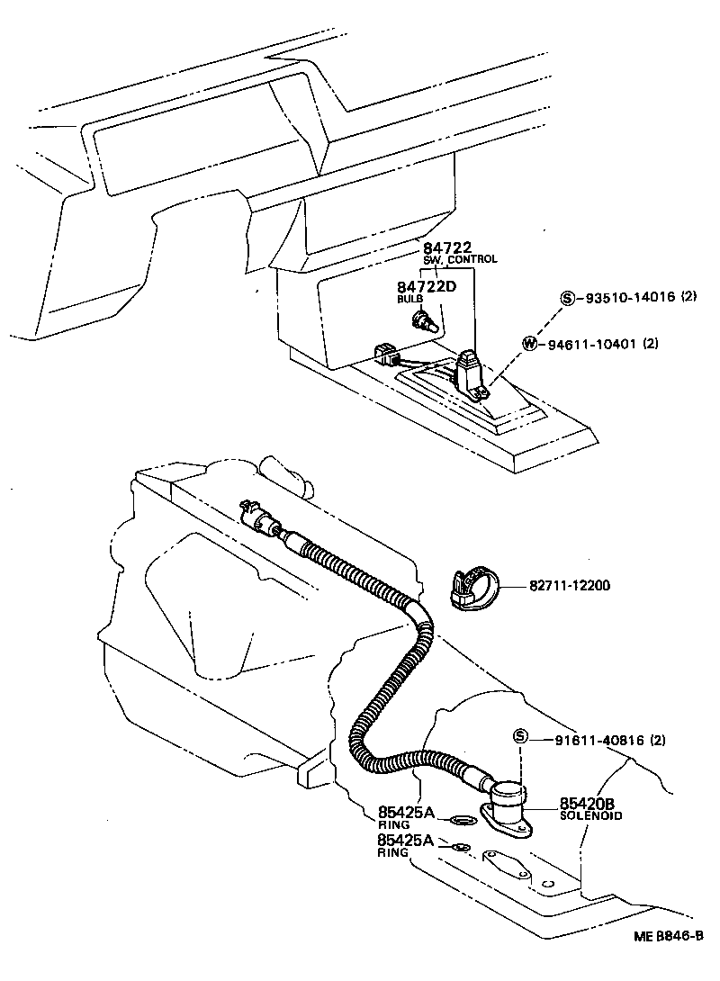 85420-22060 SOLENOID ASSY, TRANSMISSION product image