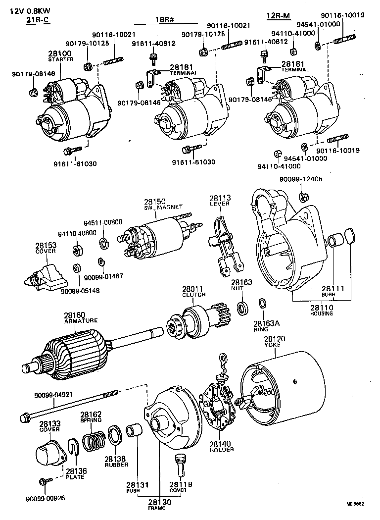 28110-31020 HOUSING ASSY, STARTER DRIVE product image