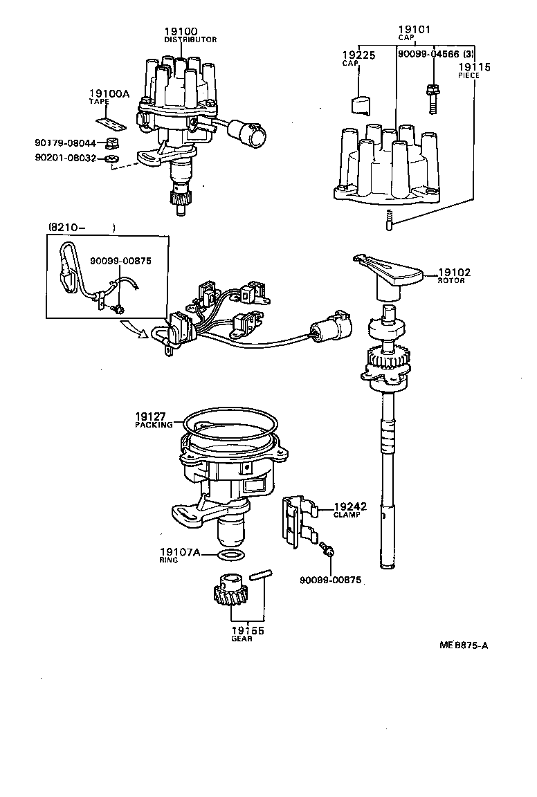 19127-52050 PACKING, DUST PROOF product image