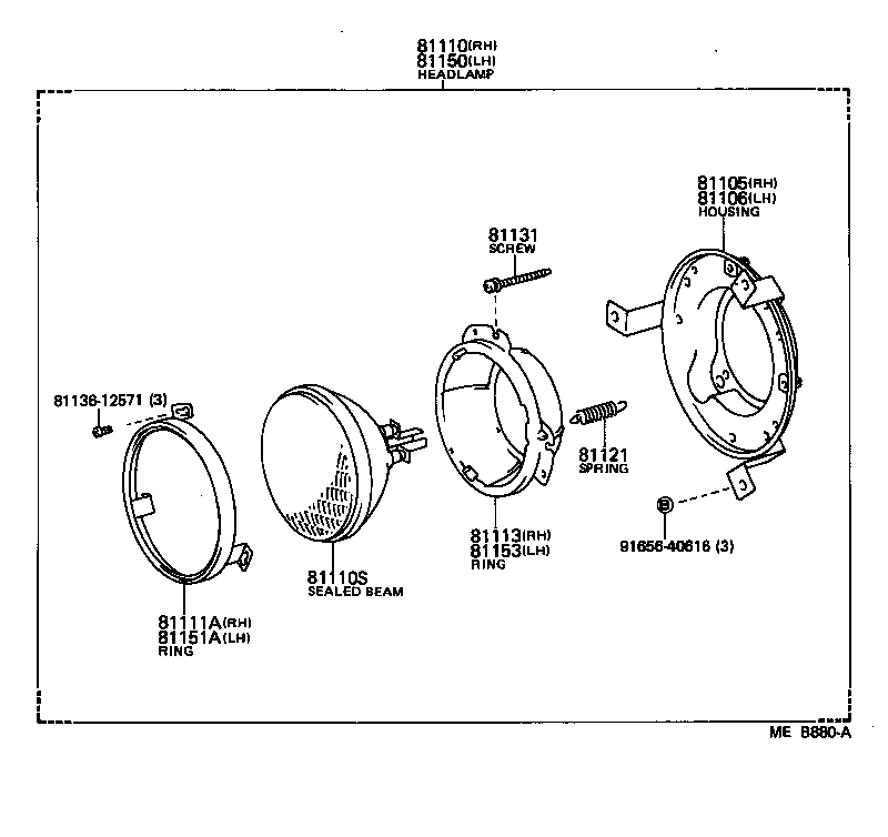 81150-80227 HEADLAMP ASSY, LH product image