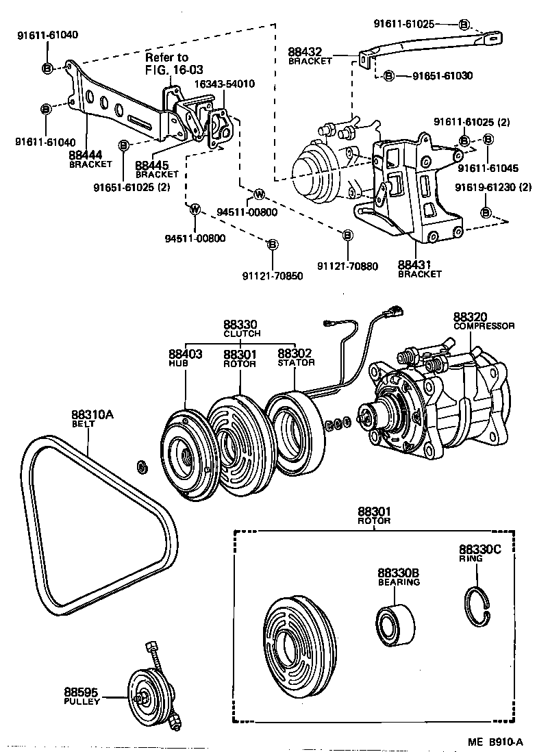 88320-26110 COMPRESSOR ASSY, COOLER product image
