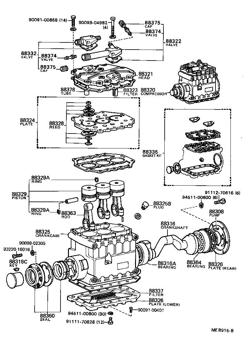 04881-36020 GASKET KIT, OVERHAUL product image