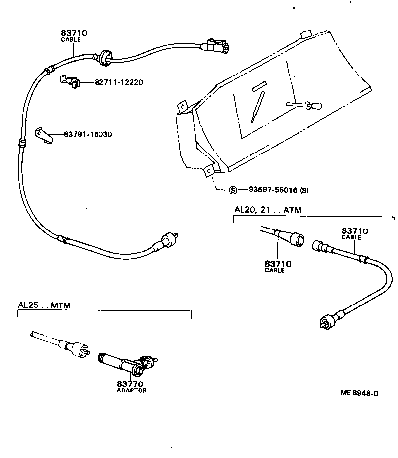 95411-10036 HOSE, ED MONITOR GAGE product image