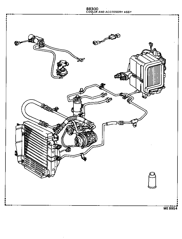 88300-16210 COOLER & ACCESSORY ASSY product image