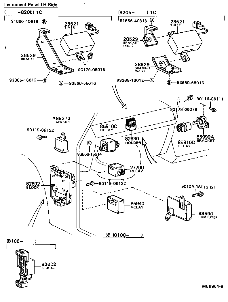 88620-12010 THERMO SWITCH ASSY product image