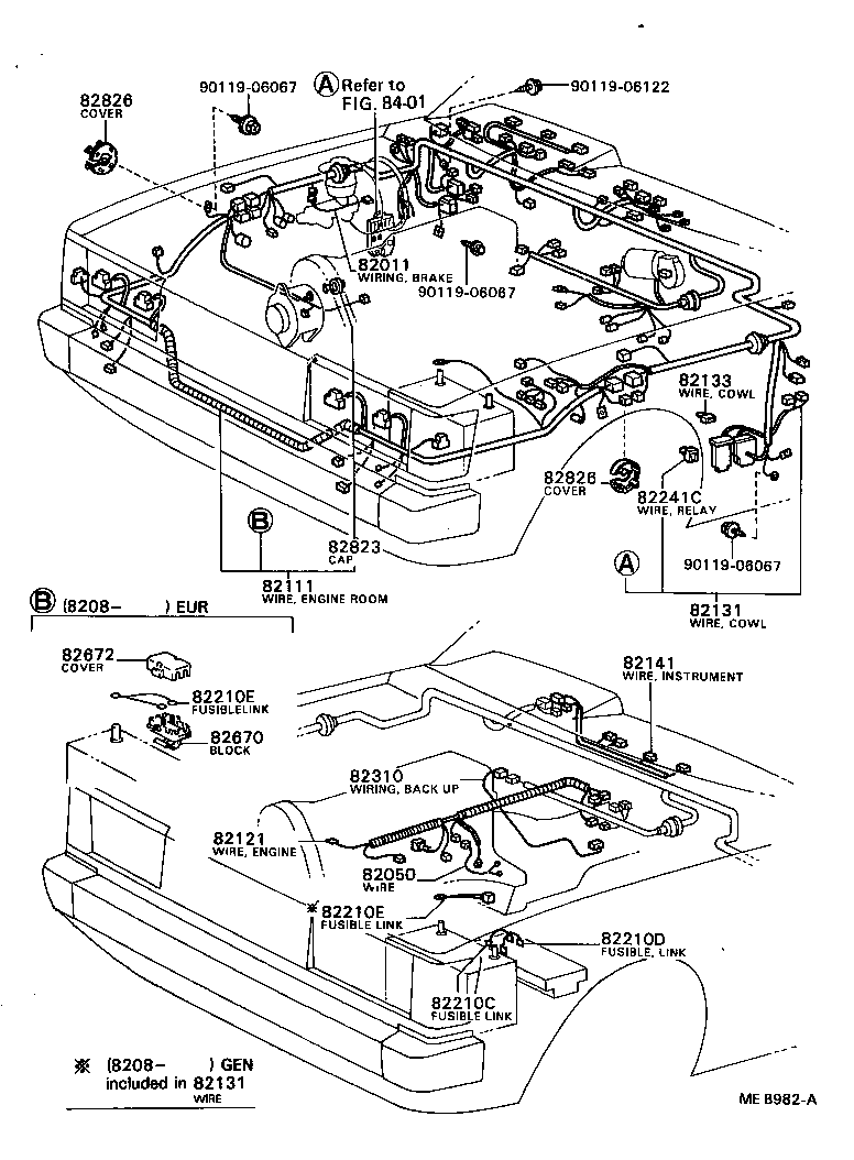 82817-22360 PROTECTOR, WIRING HARNESS, NO.2 product image