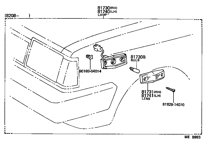 81741-14100 LENS, SIDE TURN SIGNAL LAMP, LH product image