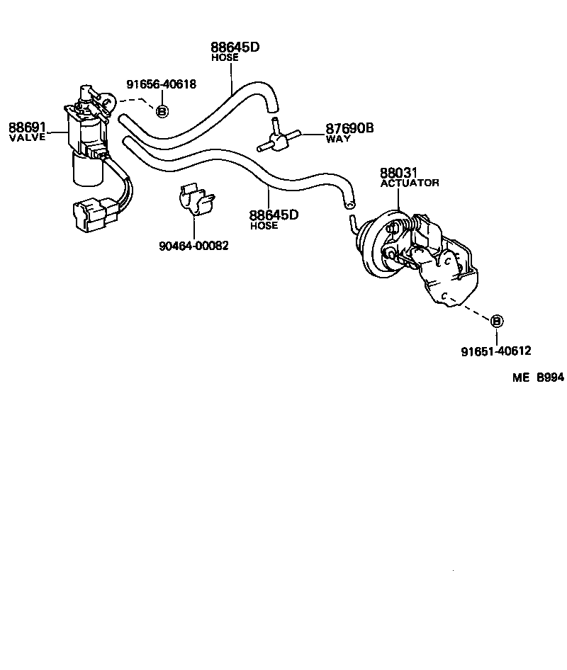 88690-12170 VALVE, MAGNET (FOR IDLE UP DEVICE) product image