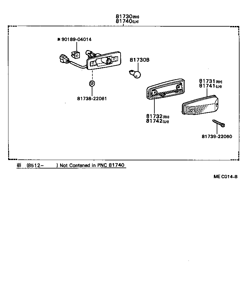 90981-11050 BULB (FOR SIDE TURN SIGNAL LAMP) product image