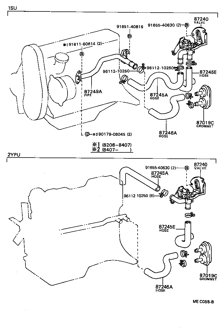 88670-22010 VALVE ASSY, HEATER WATER product image