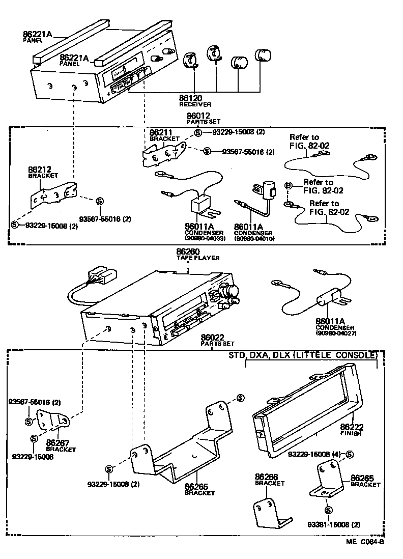 86203-10060 WIRE, STEREO COMPONENT, NO.1 product image