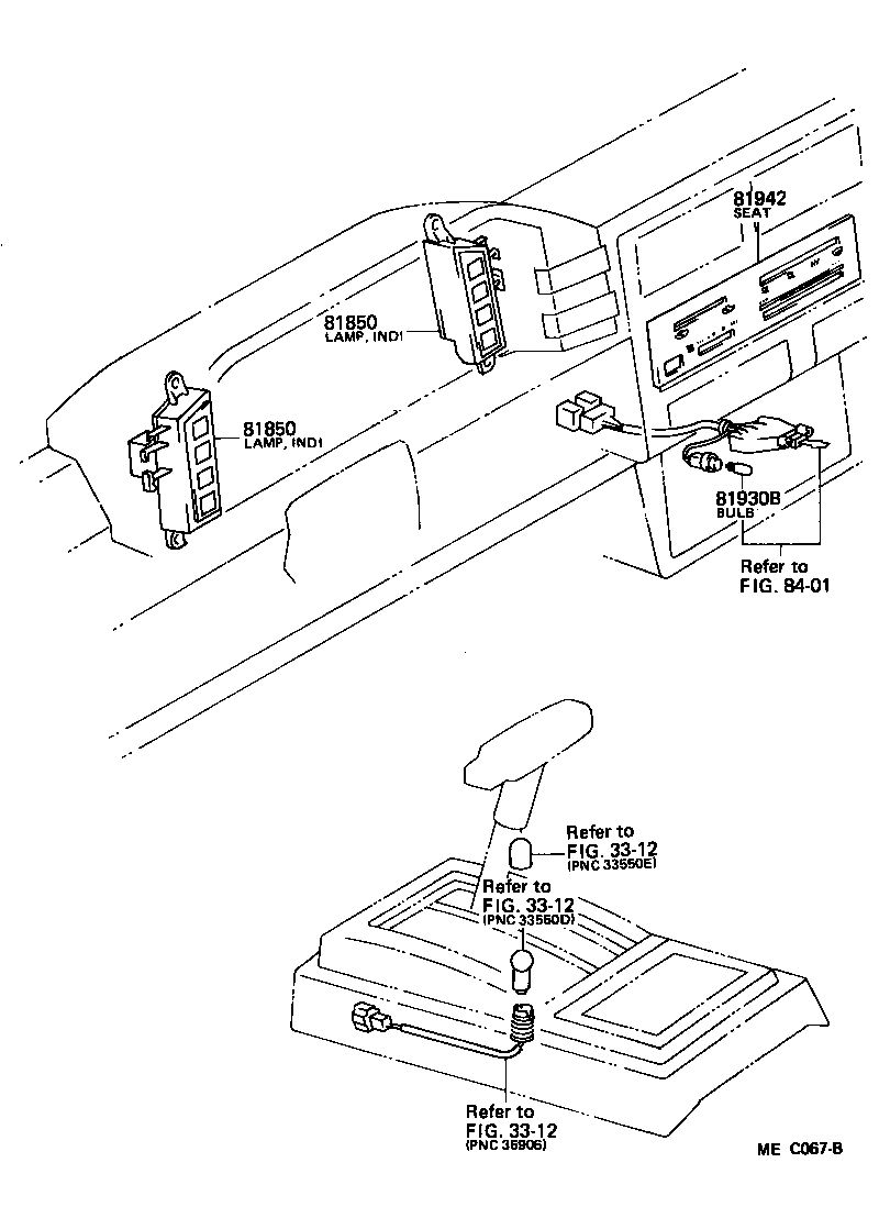 Toyota 81942-16030 SHEET, HEATER CONTROL NAME