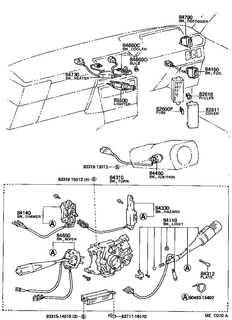 81980-22070 FLASHER ASSY, TURN SIGNAL product image