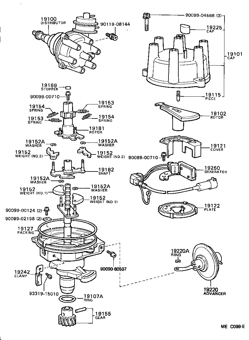 19127-45190 PACKING, DUST PROOF product image