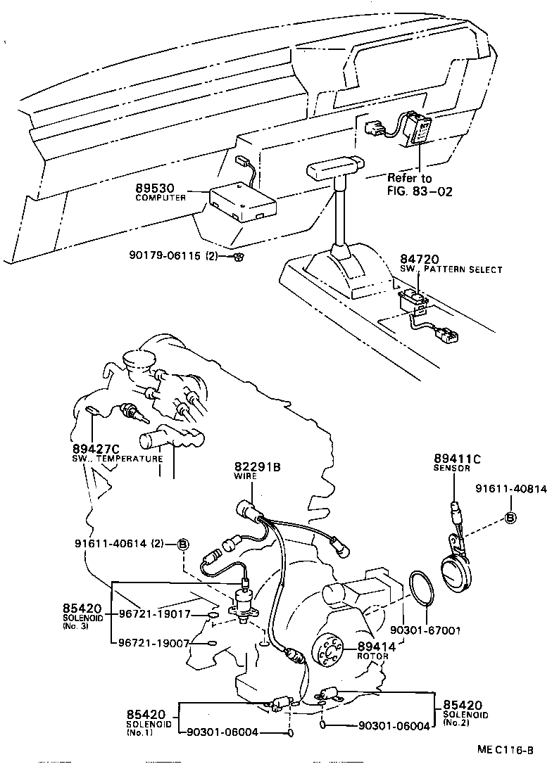 89530-32010 COMPUTER ASSY, TRANSMISSION CONTROL product image
