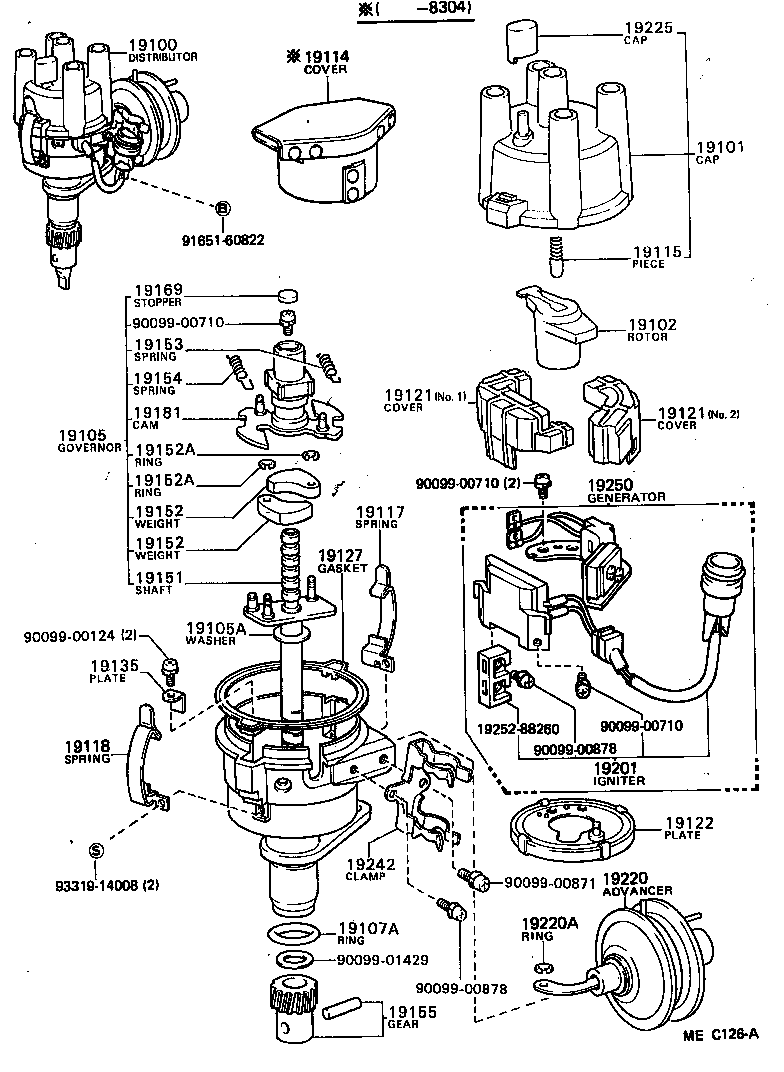 19105-13020 GOVERNOR SUB-ASSY product image