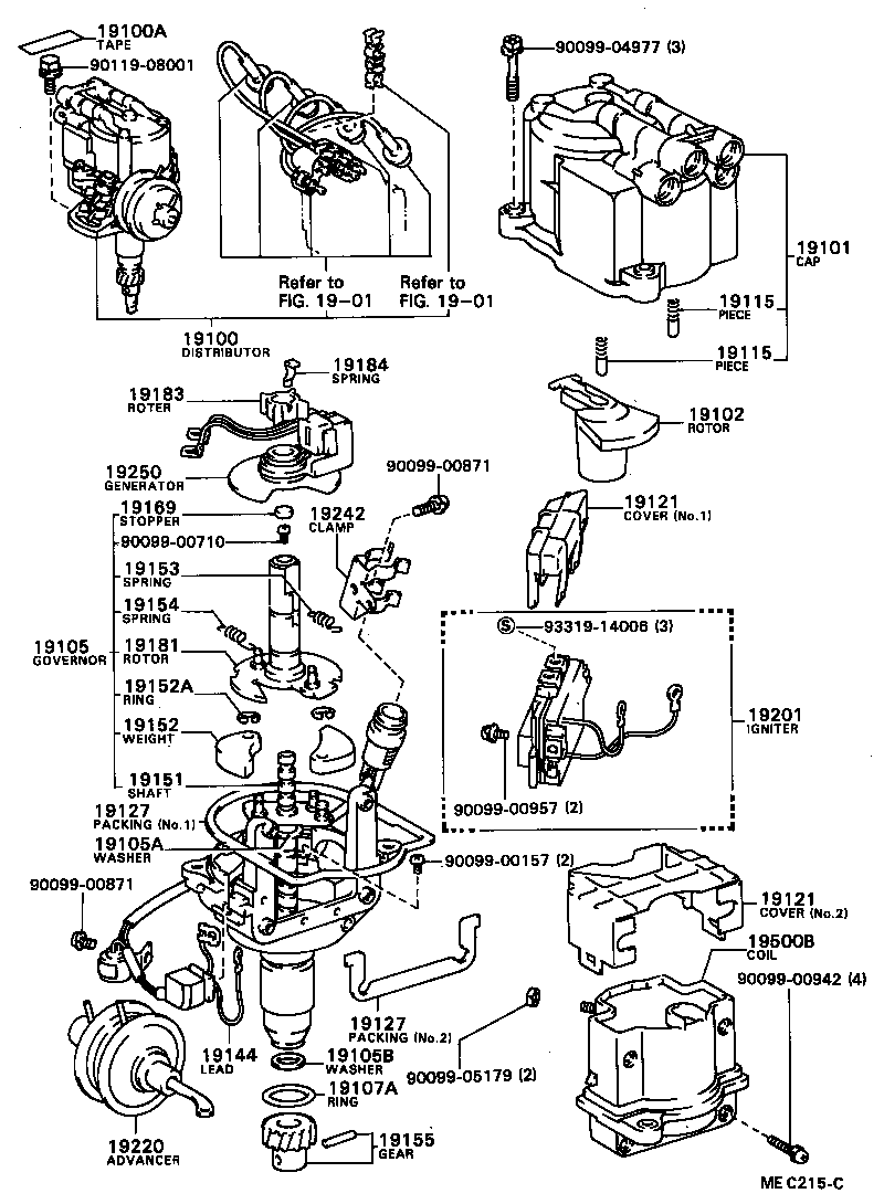 19300-70010 SENSOR ASSY, CAM POSITION product image