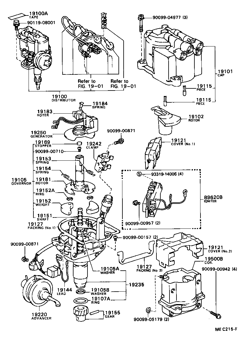 19144-71010 LEAD, DISTRIBUTOR BREAKER product image