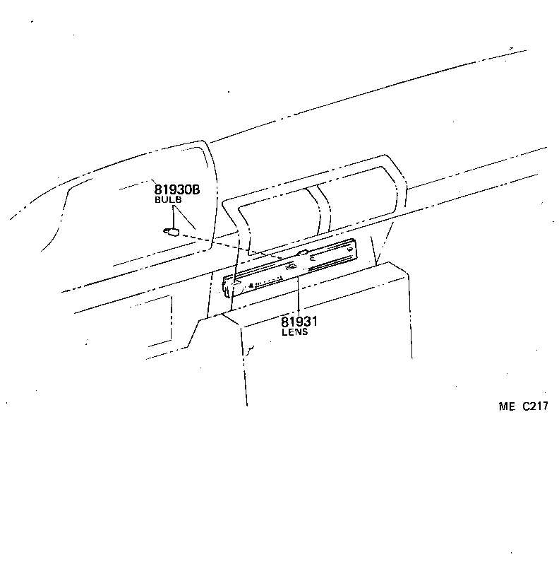 81930-10170-06 LAMP ASSY, HEATER CONTROL INDICATOR, NO.1 product image