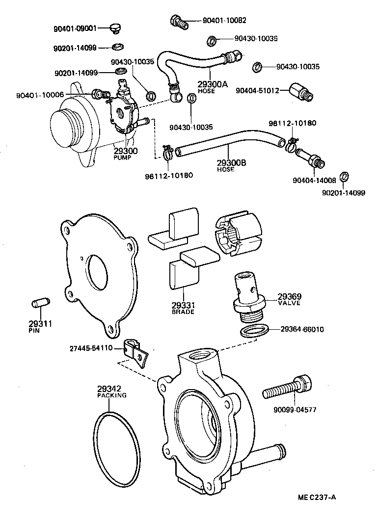 29300-54021 PUMP ASSY, VACUUM product image