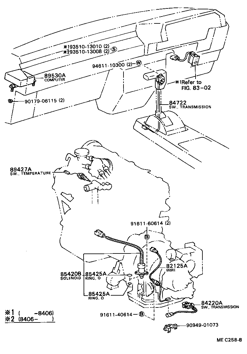 85420-32011 SOLENOID ASSY, TRANSMISSION product image