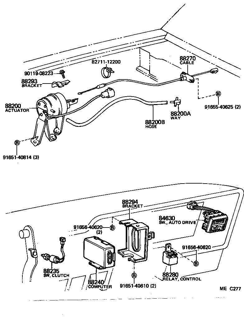 88240-30040 COMPUTER ASSY, CRUISE CONTROL product image