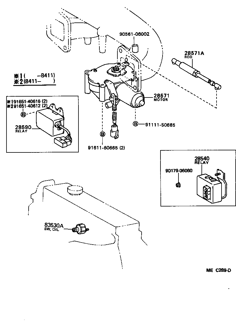 28571-56150 MOTOR, FUEL CONTROL product image