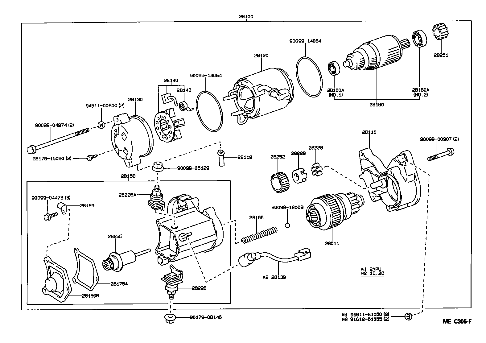 28100-72020 STARTER ASSY product image