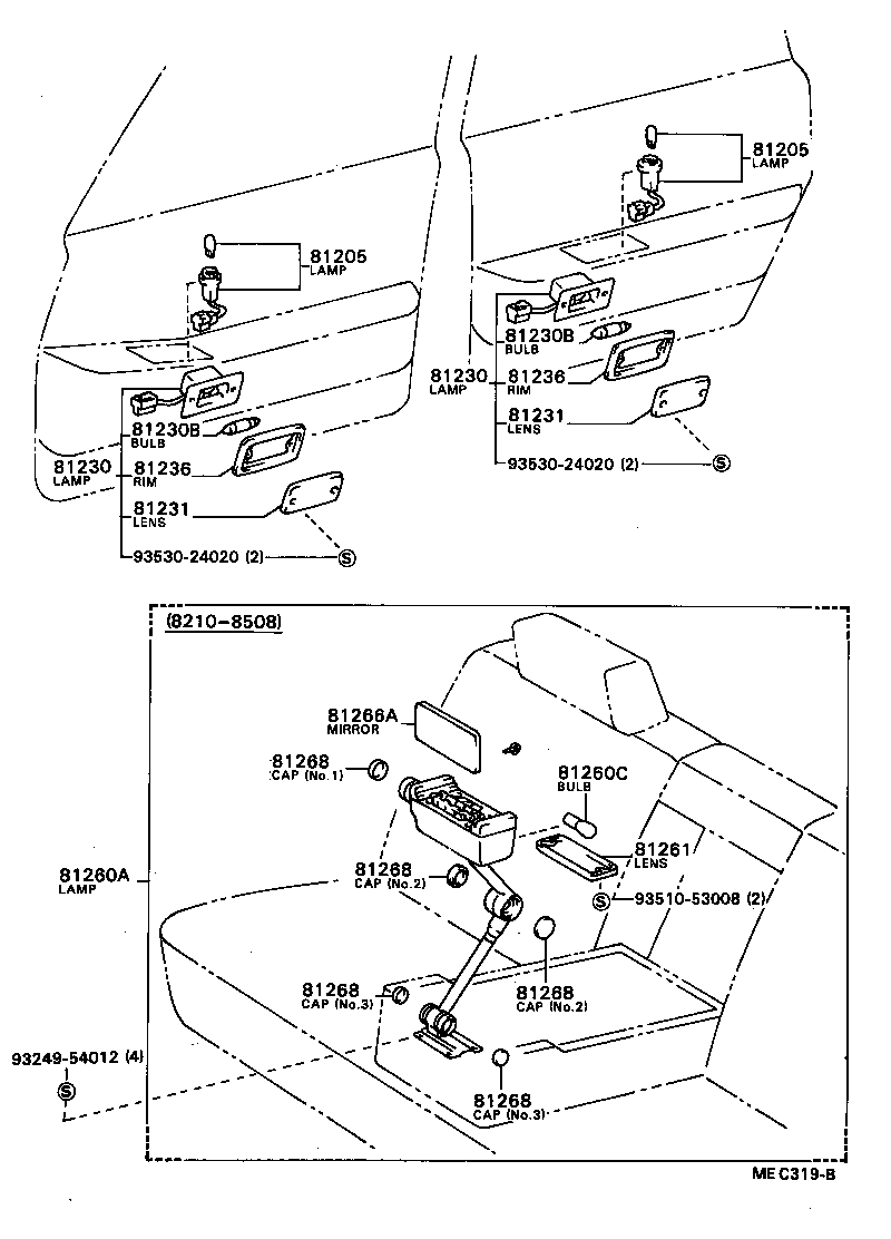 81380-40010 LAMP ASSY, STEP OR SPOT product image