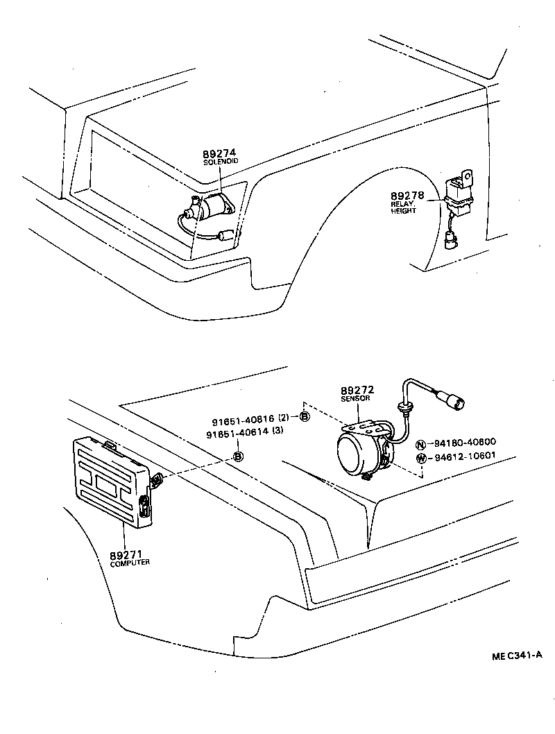89271-40010 COMPUTER, HEIGHT CONTROL product image