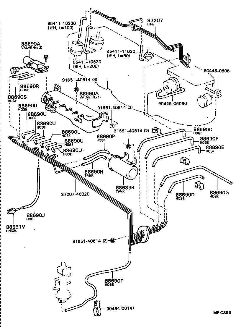 88683-40040 TANK, VACUUM product image