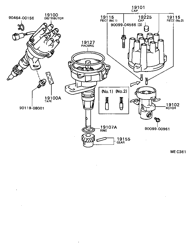19100-52030 DISTRIBUTOR ASSY product image
