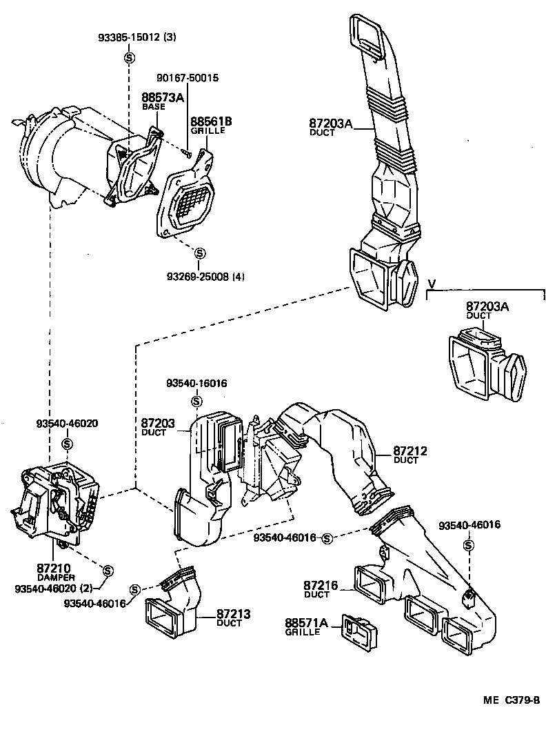 55907-95705 CABLE SUB-ASSY, WATER VALVE CONTROL product image