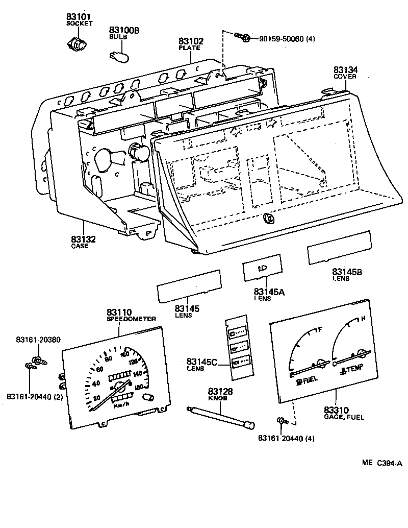83131-95700 DIAL, METER, NO.1 product image