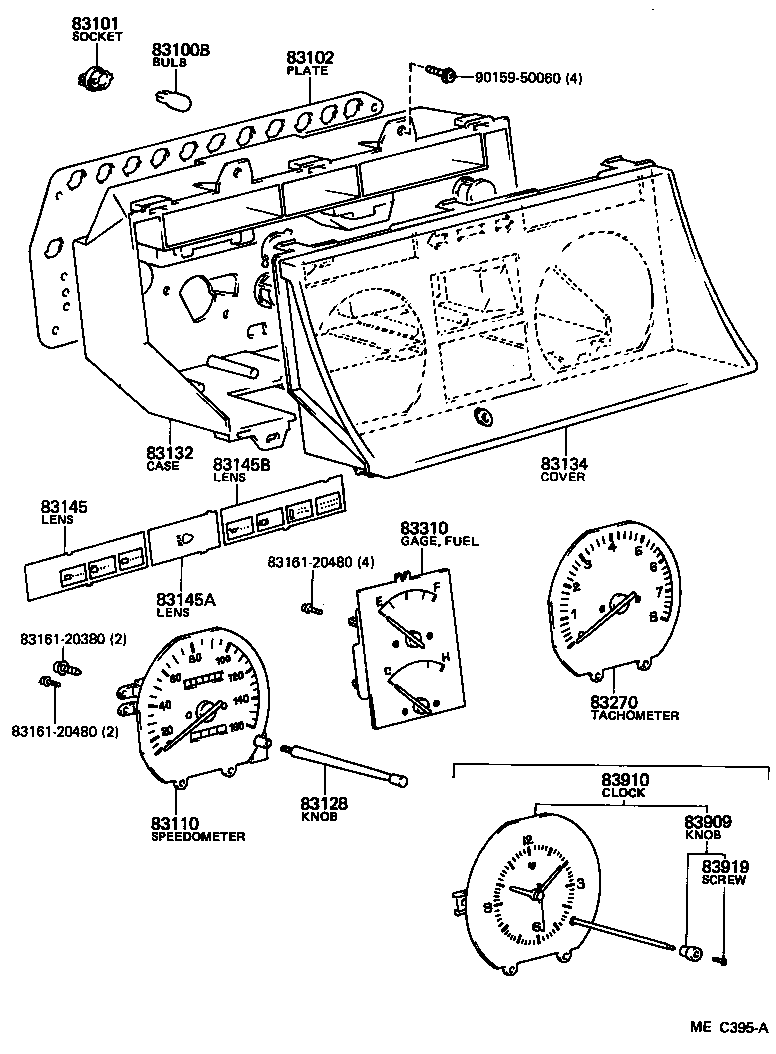 83131-95700 DIAL, METER, NO.1 product image
