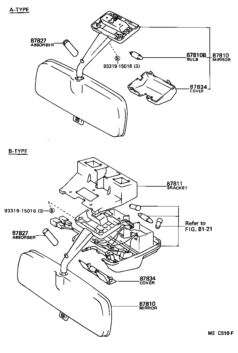 87908-28010 ACTUATOR ASSY, OUTER MIRROR, RH product image