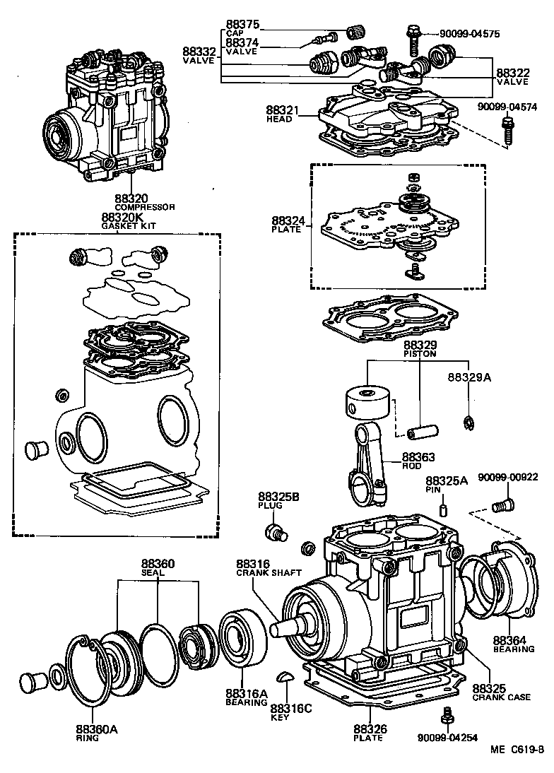 88444-26080 BRACKET, IDLE PULLEY product image