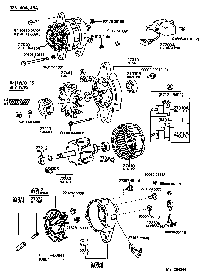 27020-54300 ALTERNATOR ASSY product image