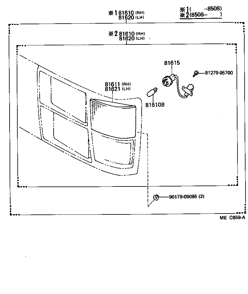 81610-29345 LAMP ASSY, PARKING & CLEARANCE, RH product image